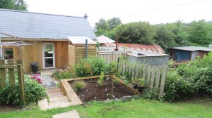 Rear garden area